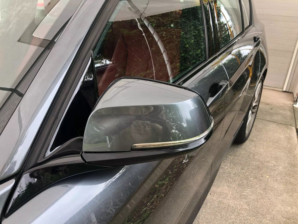 2 pieces Rearview Mirror Cover Cap Carbon suits for BMW Series 1 2 3 4 X M 220i 328i 420i F20 F21 F22 F23 F30 F32 F33 F36 X1