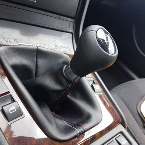 Gear Shift Collar Leather Boot Cover Case For BMW E46, E30, E34, E36, E46, Z3