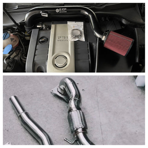 kit P1776S + P1789S 
KIWI CAR PARTS Cold Air Intake Kit for VW Golf MK5 GTI 2.0T FSI, Golf MK6 R, Audi A3 2.0 TFSI, S3 nz stock Auckland nz pick up available 

High Flow 3” Catless Downpipe Exhaust For AUDI 8P A3 / S3 AWD VW Golf 6 R 2.0T NZ Stock Auckland warehouse