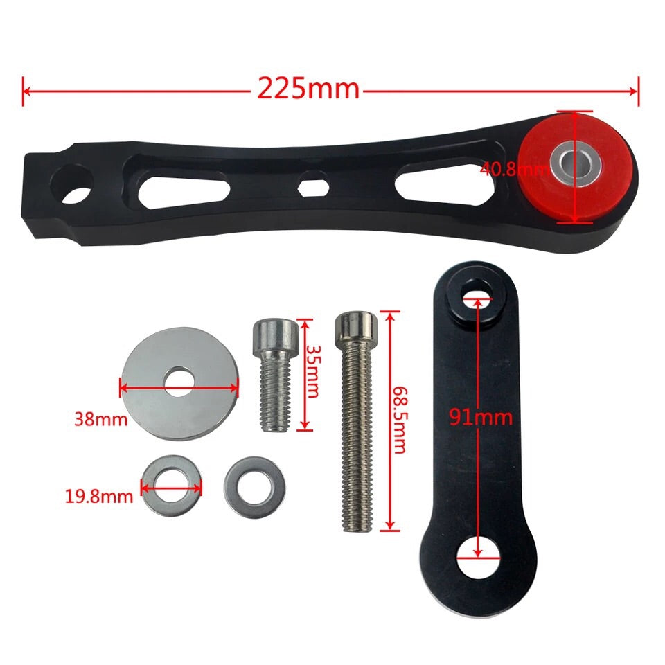 Dog Bone Engine Mount + Insert Kit For VW Golf 5 MK5 6 MK6 Jetta 2.0T FSI TSI