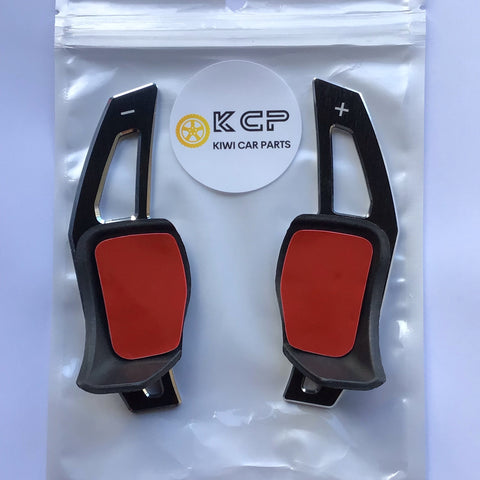 (BLACK) Steering Wheel Paddle Extension Set suit For VW Golf 5 MK5 GTI MK6 R 2.0