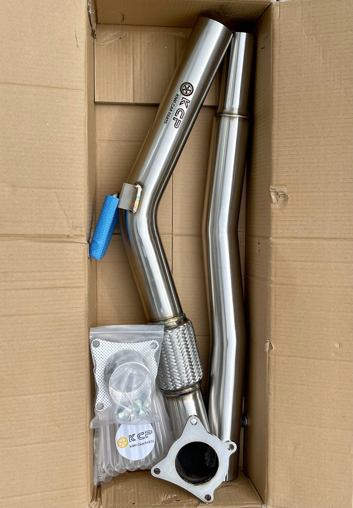 KCP Stainless Decat Downpipe Suit For VW Golf MK5 MK6 GTI Audi A3 8P  TT MK2 2.0T 1.8T Exhaust