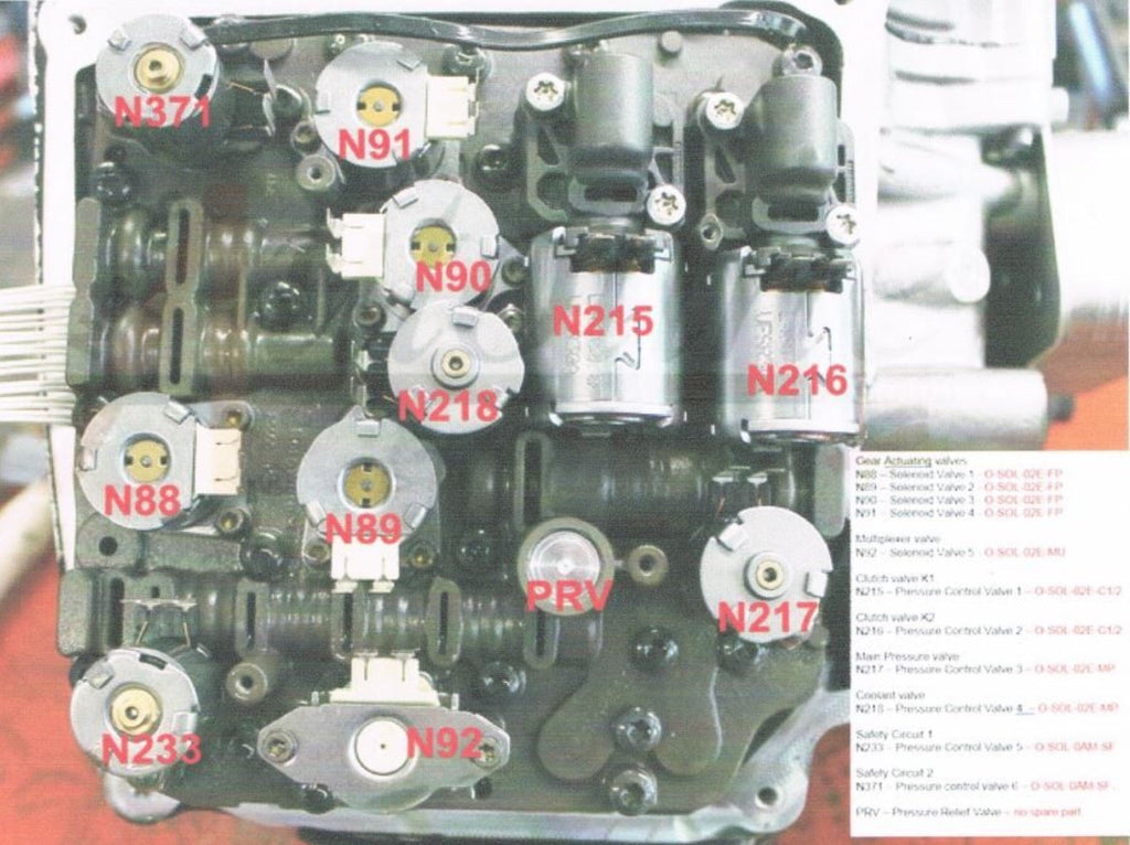 6 Speed DSG Solenoid DQ250 02E VW Golf GTI Audi A3 2.0 TFSI