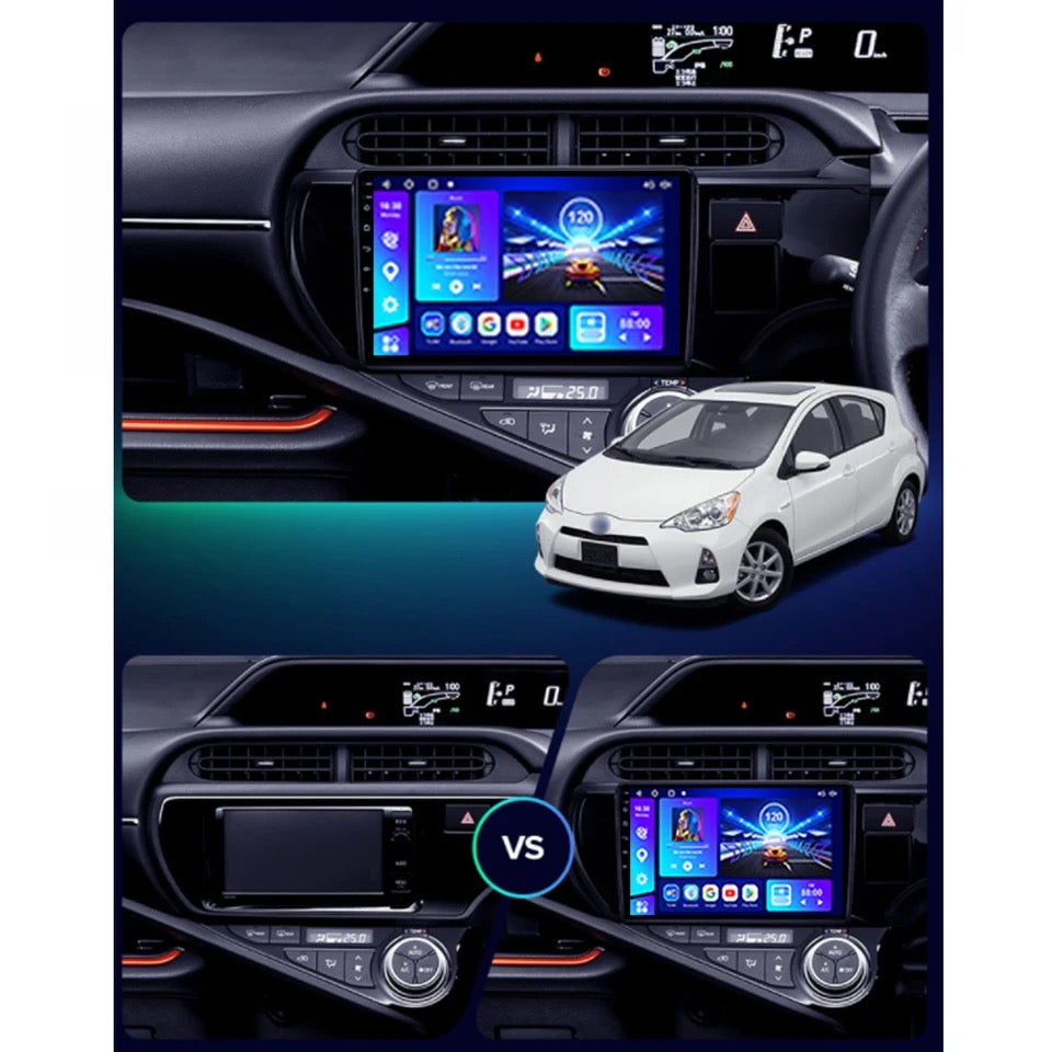 Car Stereo Android 11 with CarPlay 4+64G For Toyota Aqua Prius C, Reverse Camera GPS NZ Map 
Ex $379 /$399
wireless android auto will not stable connnection, which depened on brand of android phone or Version level of android system ).