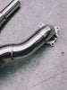 High Flow 3” Catless Downpipe Exhaust For AUDI 8P A3 / S3 AWD VW Golf 6 R 2.0T NZ Stock Auckland warehouse
