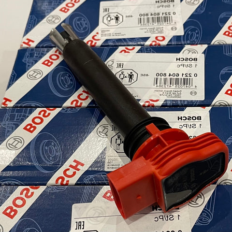Bosch R8 Red Top Coils Set of 4 Ignition Coils Suitable For Audi R8 A3/4/5/6/7/8 TT Q3/5 For VW Golf GTI Jetta Passat Tiguan CC Tiguan 06E905115G 0221604800