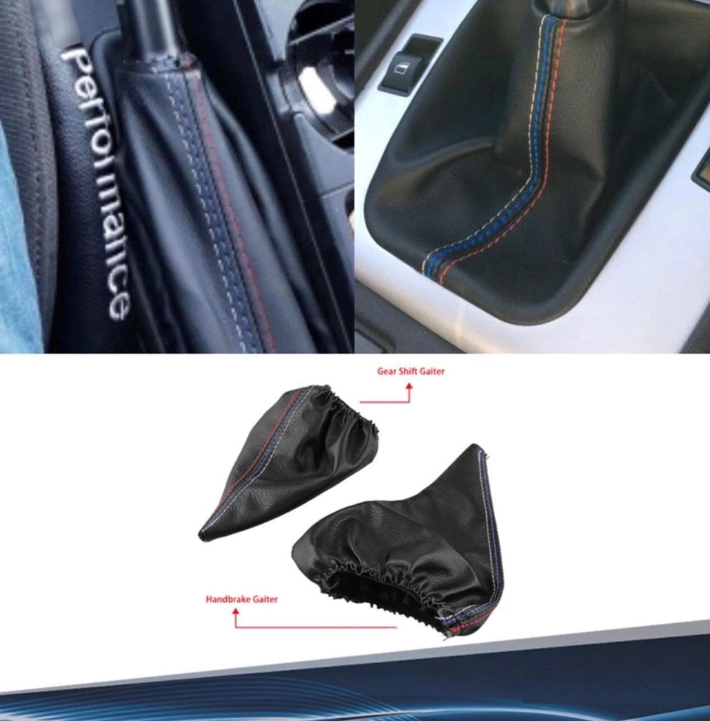 Car Shift Gear Stick Dust Proof Cover Handbrake Handle Leather Cover for BMW E30 E36 E34 E46 Z3 Manual Models