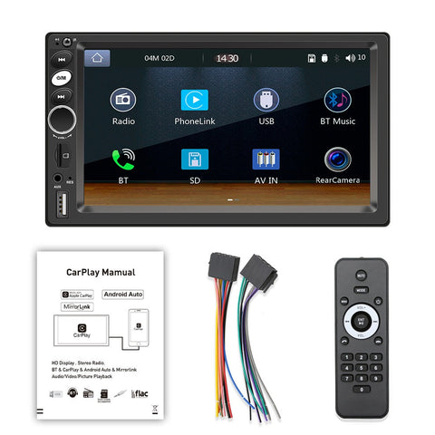 **SPECIAL** Car Stereo Suit Toyota with Apple CarPlay / Android Auto + Reverse Camera Double DIN Head Unit, Bluetooth, 7