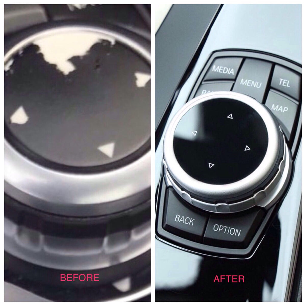 Buttons Cover iDrive Stickers Suitable for BMW 1 2 3 5 7 Series X1 X3 F25 X5 F15 X6 16 F30 F10 F07 E90 F11