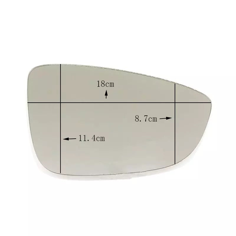 Left Wing Mirror Glass for VW JETTA 4 PASSAT ALLTRACK CC B7 SCIROCCO EOS 2009+