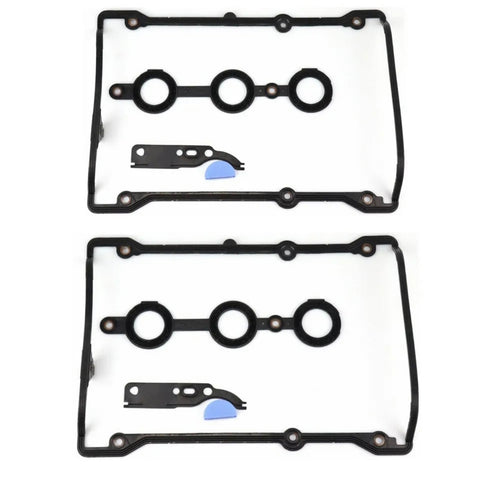 2 Sets Valve Cover & Cam Chain Gasket For Audi Volkswagen Passat V6 2.6 2.8L