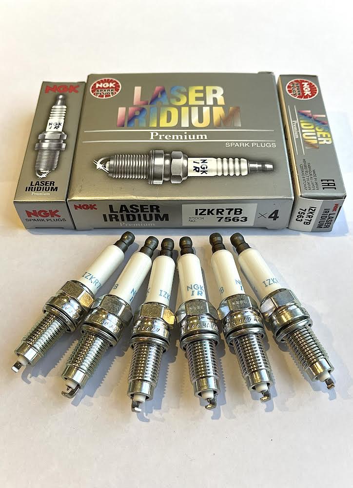 '+ 4 on the shelf behind your table
NGK R32 Spark Plugs Set of 6 Suitable For VW Golf R32 Audi A3 TT 3.2L NGK IZKR7B NGK 7563 101905606A 101905606 A 101 905 606