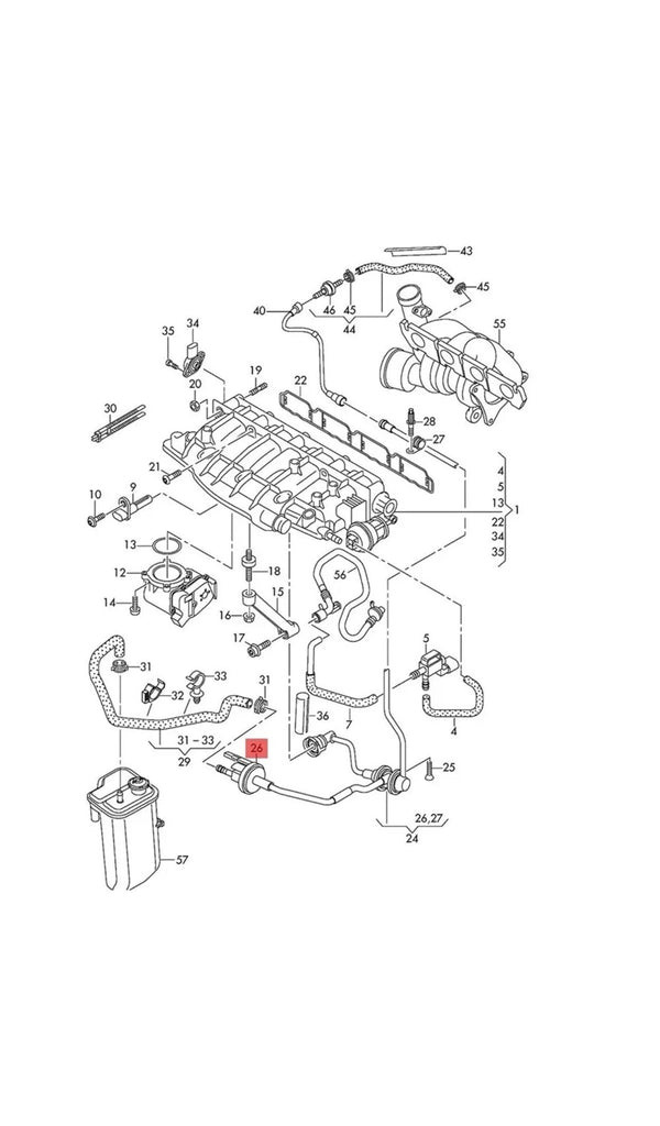 Purge Valve Fuel Vapor Canister Kit Suit For VW Golf Passat CC Audi A3 A4 A5 TT SKODA 06H906517AA / H