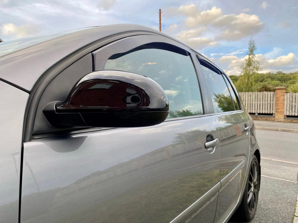 Left Black Rearview Wing Mirror Cover Casing For Volkswagen For VW Jetta Golf MK5