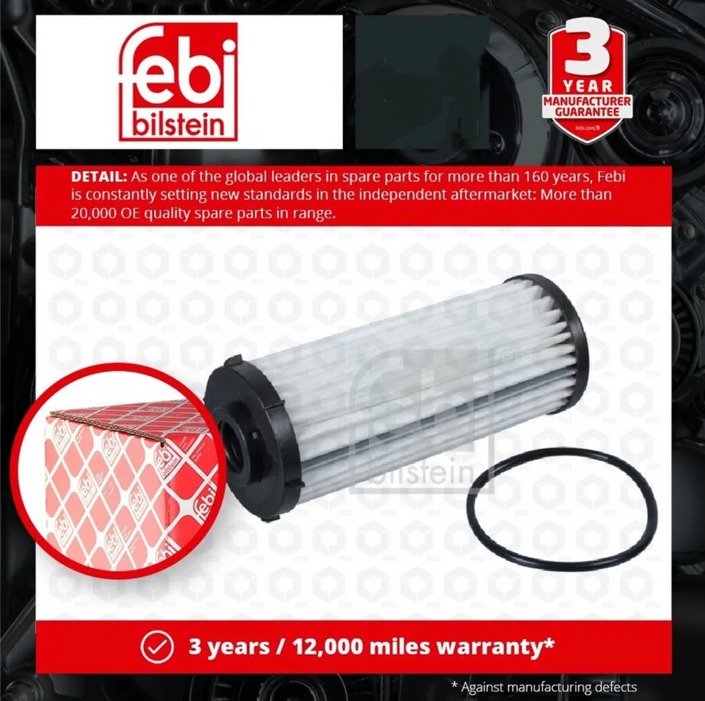 Febi Bilstein - DSG Oil Filter For 7-speed DSG DQ500 Transmission 0BH325183A