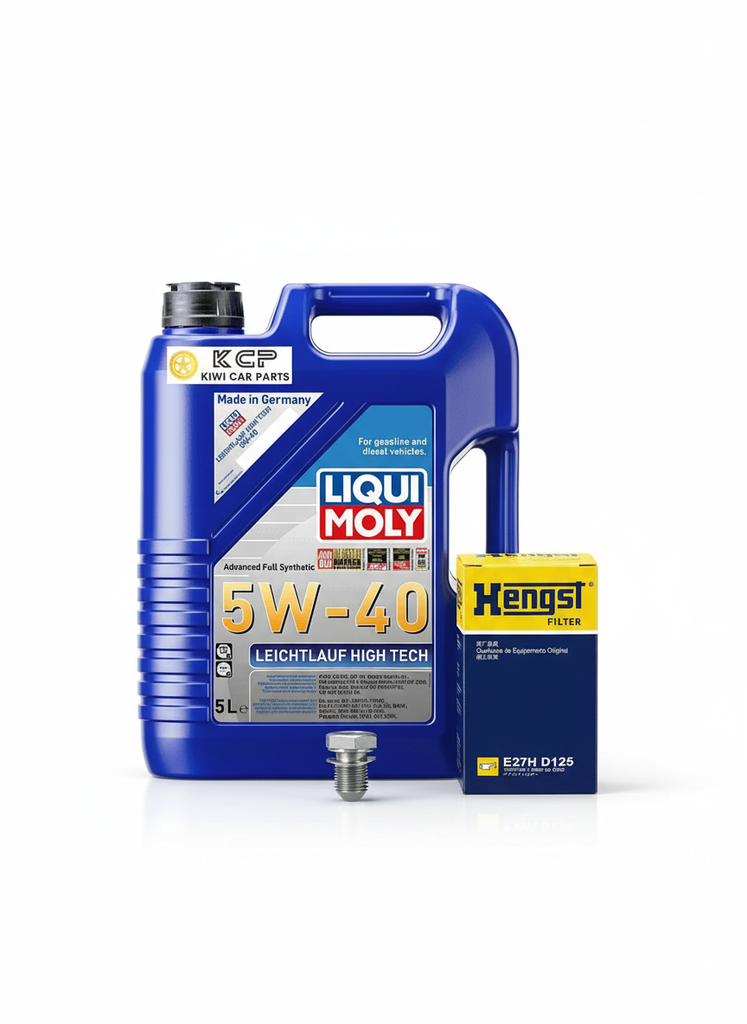 To -
LIQUI MOLY Engine Oil Service Kit - VW Golf 5 MK5 GTI Golf 6R, Audi A3 A4 S3 2.0T FSI TFSI - LIQUI MOLY 5W-40
Leichtlauf High Tech 5W-40 Engine Oil 5L SKU 2328