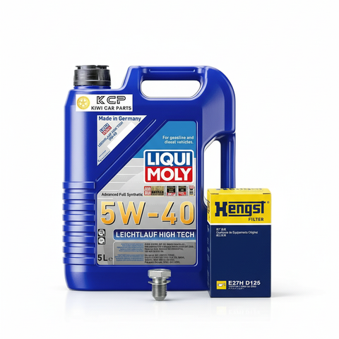 To -
LIQUI MOLY Engine Oil Service Kit - VW Golf 5 MK5 GTI Golf 6R, Audi A3 A4 S3 2.0T FSI TFSI - LIQUI MOLY 5W-40
Leichtlauf High Tech 5W-40 Engine Oil 5L SKU 2328