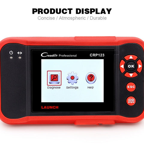 Car Scanner tool Launch X431 CRP123 Creader ENG/AT/ABS/SRS