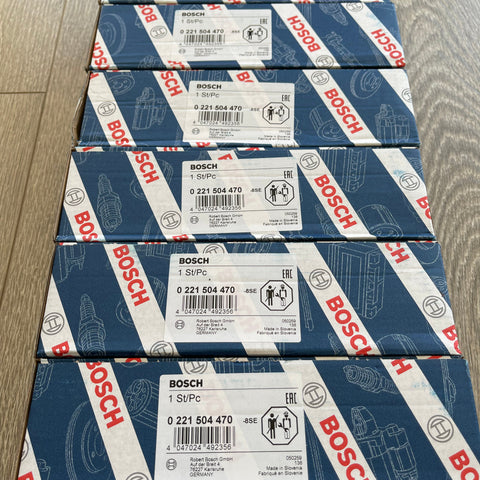 6 x Bosch 0221504470 IGNITION COILS Set Suitable For BMW E81 E87 E46 E60 E90 X3 X5 Part # 12138616153 12137594596