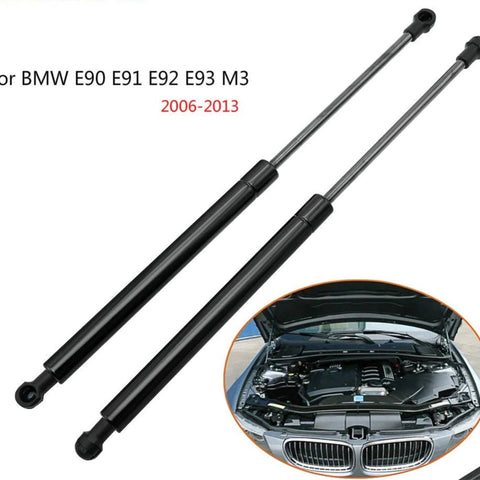 2 x OEM STABILUS Stabilus Bonnet Struts Hood Lift Gas Shock Support Suit For BMW 3 Series E90 E91 E92 E93 2005-2013 

OE Numbers

51237060550, 51237129190
MFG Numbers

SG402058, 9669ZC
