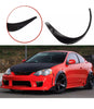 4PC x Plastic Car Body Wheel Eyebrow Fender Flares Durable Matt Black