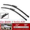 Front Car Wiper Blades For BMW 1 Series F20 October 2011 - Nov. 2017 Windshield Windscreen Window 22"+18" LHD RHD