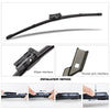 Front Wiper Blades Suit For Audi A4 B8 B9 Allroad 2008-2016 2017 2018 Windshield Windscreen Front Window 24"+20" RHD