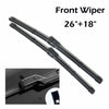 Front and Rear 3 Wiper Blades Set Suit For VW Golf MK7 2012 - 2018 2017 2016 Windshield Windscreen 26"18"11"