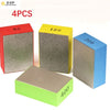 4PC x Diamond Hand Polishing Pads 90x55mm Tile Glass Abrasive Grinding Block Pad Stone Marble Ceramic Abrasive Sanding Disc 4pc Set<br>