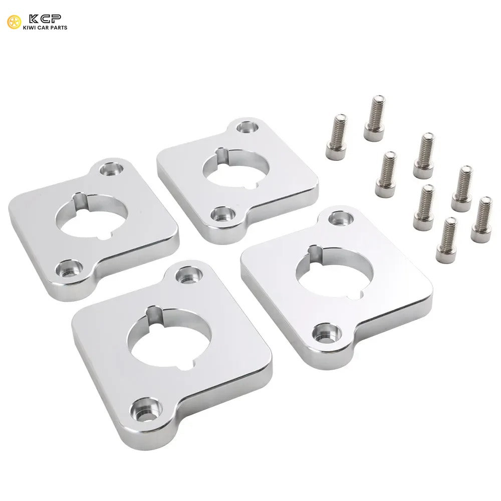 Silver Coilpack Adapter Plates Billet For VW Audi Golf Jetta A4 A6 TT 1.8T to 2.0TFSI<br>