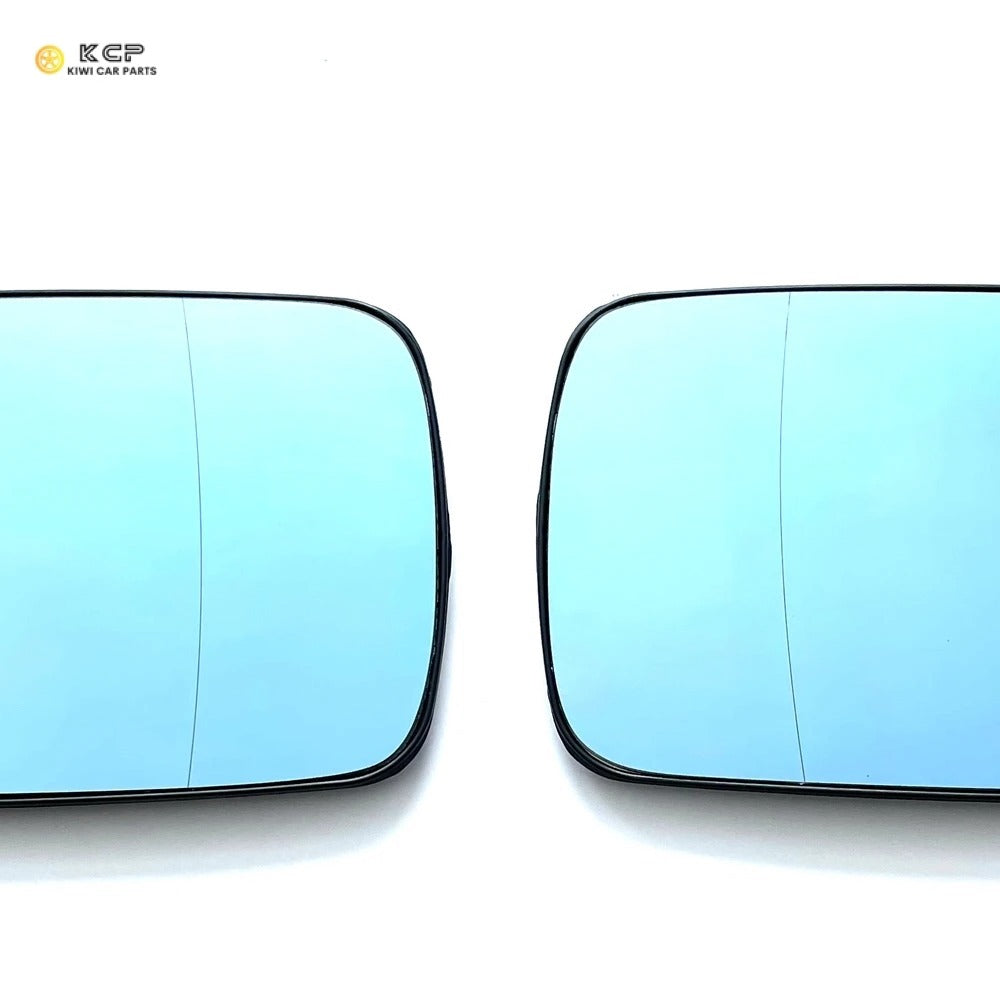 LH Blue Wide Angle Heated mirror glass for BMW 3 E36 (1990-1998) / 5 E34 ( 1988-1995) / 5 E39 (1996-1997) / E46 (1998-2005)