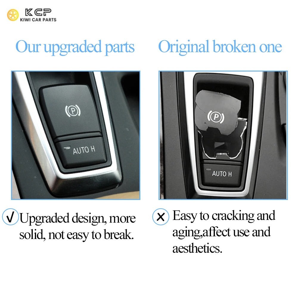 Car Handbrake Assembly Parking Brake P Button Auto H Control Switch Cover Replacement For BMW X5 X6 E70 E71 E72 61319148508