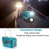 Outdoor Portable Inverter 200W AC 220V Modified Sine Wave Power Adapter 200W Power Inverter Compatible with Bosch 18v Batteries