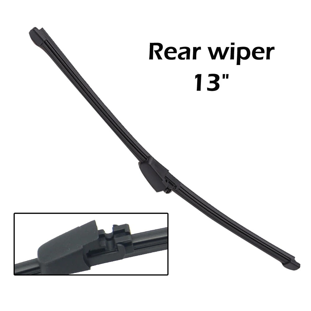 Wiper Front and Rear Wiper Blades Set For VW Tiguan 2007-2016 Windshield Windscreen Front Rear Window 24"+21"+13"
