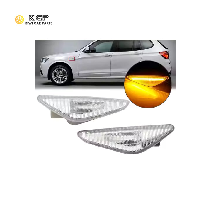 63137171007 63137171008 Car Fender Indicators Side Markers Turn Signal Lights For BMW X5 E70 2007-2014 X6 E71 2008-2014 X3 F25 2011-2015
Nz stock Auckland warehouse BUY online fast overnight delivery service KCP KIWI CAR PARTS