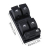 AUDI A4 Window Master Switch Button compatible with AUDI A4 S4 B6 2003- B7 8E0959851 8E0 959 851