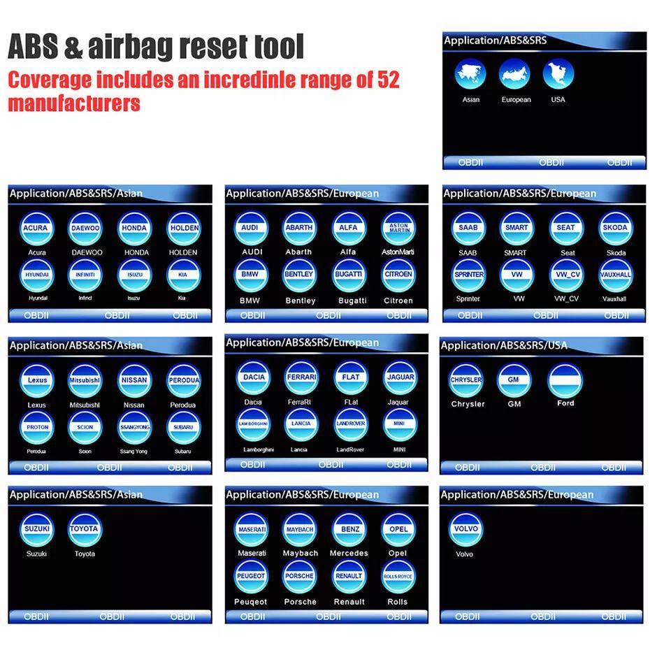 Foxwell NT630 Plus Bidirectional OBD2 Scan Tool ABS Airbag SRS SAS Crash Data Reset Auto ODB2 Car Diagnostic Tools OBD Automotive Scanner