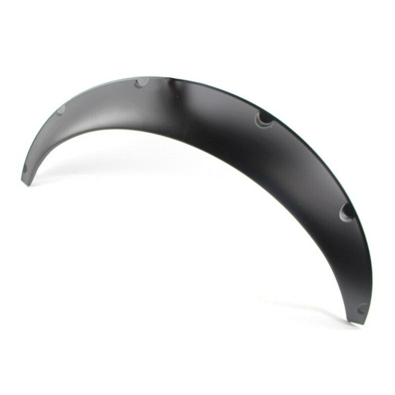 4PC x Plastic Car Body Wheel Eyebrow Fender Flares Flexible Durable (Matte Bl Q1R2)