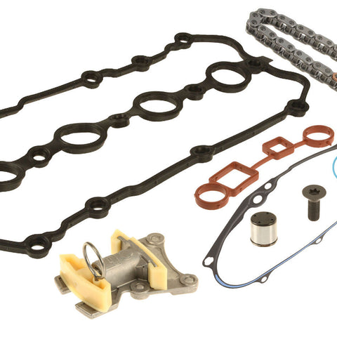 To -
2.0T VAG Camshaft Chain Tensioner Service Kit For Audi A3 A4 VW Eos GTI Jetta 2.0 L4

sku p2189s = 
P0327S rocker cover gasket 
P2081S timing chain kit
P3044S gasket with bolt 
P0346S pcv seal
P0007S (P0737S + P1548S) cam follower with o-ring
- To remove stock from singles