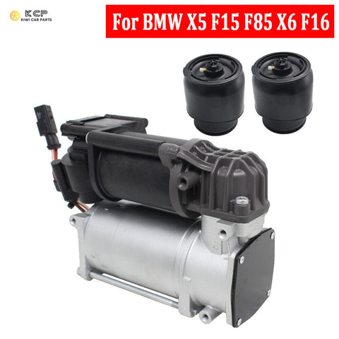 To -
NZ Stock Auckland warehouse pick up available 

2PCS REAR AIR SPRING BAGS + SUSPENSION COMPRESSOR PUMP FOR BMW X5 F15 F85 X6 F16

Reference OEM Number:
Air Spring Bags:
37126795013
37126795014
Air Suspension Compressor:
37206875177
37206850555
37206868998