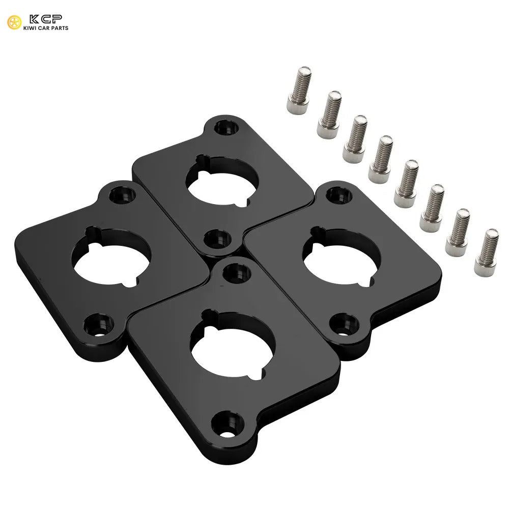 Silver Coilpack Adapter Plates Billet For VW Audi Golf Jetta A4 A6 TT 1.8T to 2.0TFSI<br>