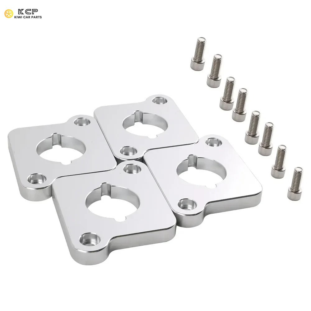 Silver Coilpack Adapter Plates Billet For VW Audi Golf Jetta A4 A6 TT 1.8T to 2.0TFSI<br>