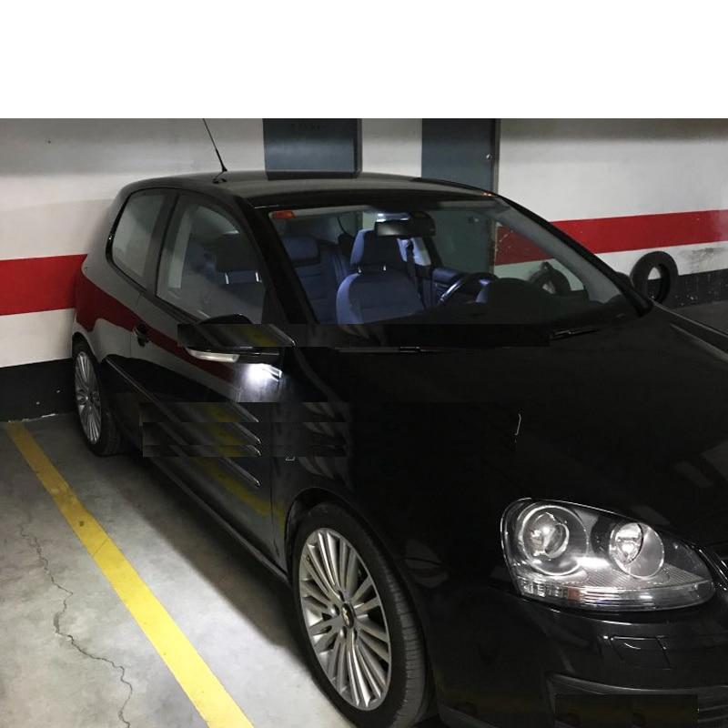 LED Bulb Kit for VW Golf MK5 - White Reverse Bulb + Under Mirror + License Plate for VW for Golf 5 MK5 MK V GTI LED Exterior + Parking light kit 2005-2009