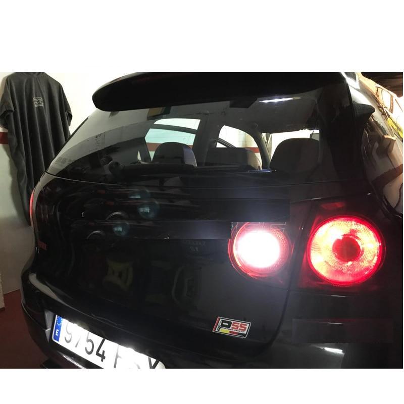 LED Bulb Kit for VW Golf MK5 - White Reverse Bulb + Under Mirror + License Plate for VW for Golf 5 MK5 MK V LED Exterior + Parking light kit 2005-2009