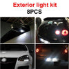 LED Bulb Kit for VW Golf MK5 - White Reverse Bulb + Under Mirror + License Plate for VW for Golf 5 MK5 MK V GTI LED Exterior + Parking light kit 2005-2009