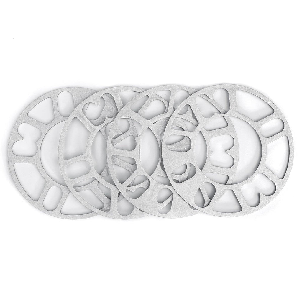 4 Pcs Kit Car Universal Alloy Wheel Spacer Shims 8mm for 4 / 5 Studs Wheels