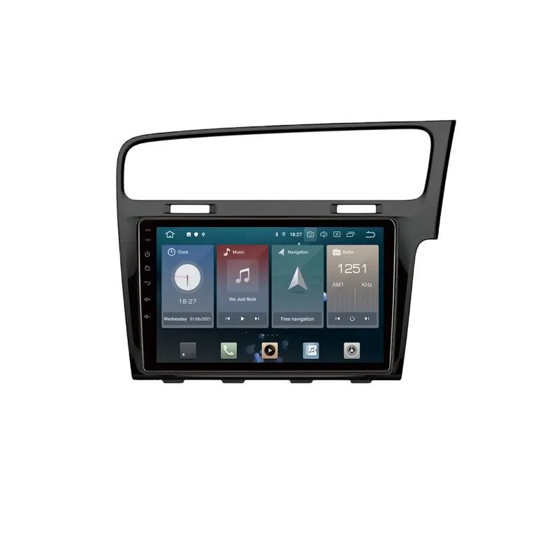 2Din Double Din Android 10.1Inch HD Touch Screen Car stereo dvd radio suit for VW / Volkswagen / Golf 7