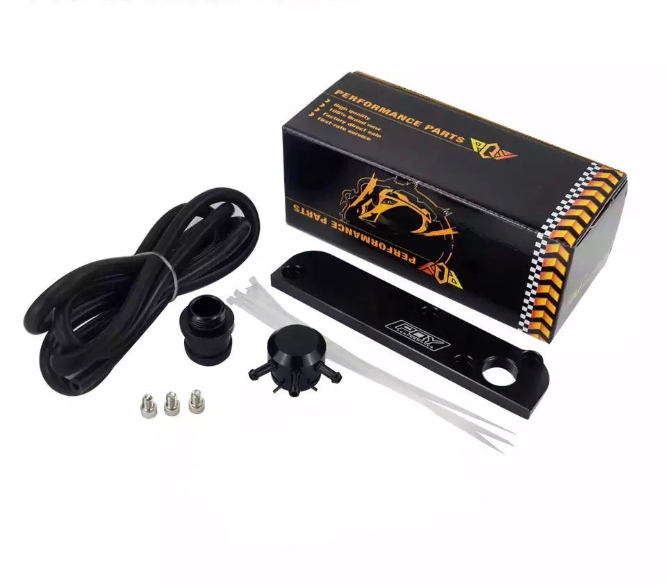 Suitable for VW Golf MK5 Gti, Golf R 2.0 T FSI Billet PCV Valve Delete Plate Kit Adapter for Volkswagen Audi