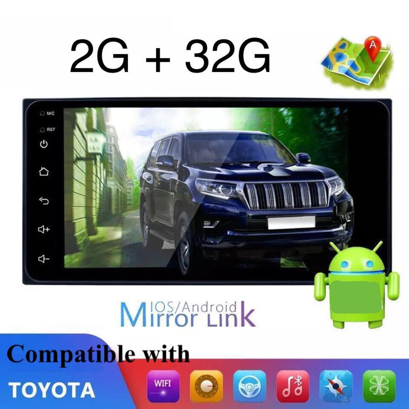 2G + 32G Car Stereo CarPlay / Android Auto 2 DIN 7” + Compatible with –  KIWI CAR PARTS